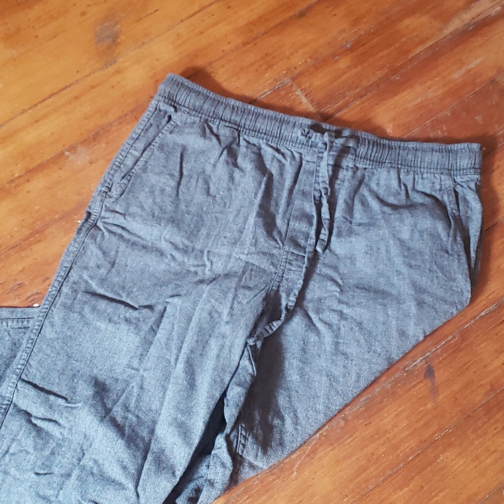 Gray, men's lounge pants
